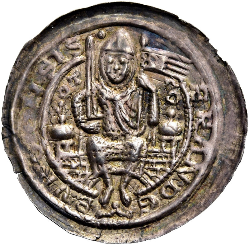 BRANDENBURG, Markgrafschaft. Otto I., 1170 - 1184. Otto I., 1170 - 1184. Braktea...