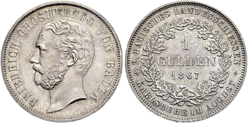 BADEN - DURLACH. Friedrich I., 1852 / 1856 - 1907. Friedrich I., 1852 / 1856 - 1...