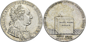 BAYERN. Maximilian IV. (I.) Josef, 1799 - 1825. Maximilian IV. (I.) Josef, 1799 - 1825. Konventionstaler (27.92g). 1818, München. Auf die Verfassung. ...