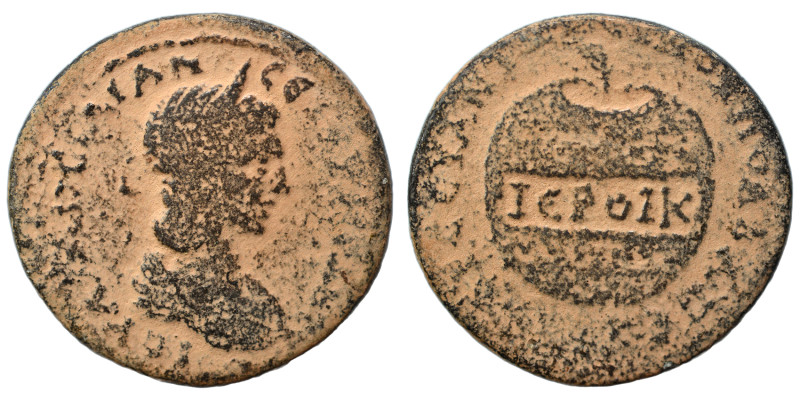 CILICIA. Adana. Aquilia Severa, Augusta, 220-221 & 221-222. Ae (bronze, 12.03 g,...