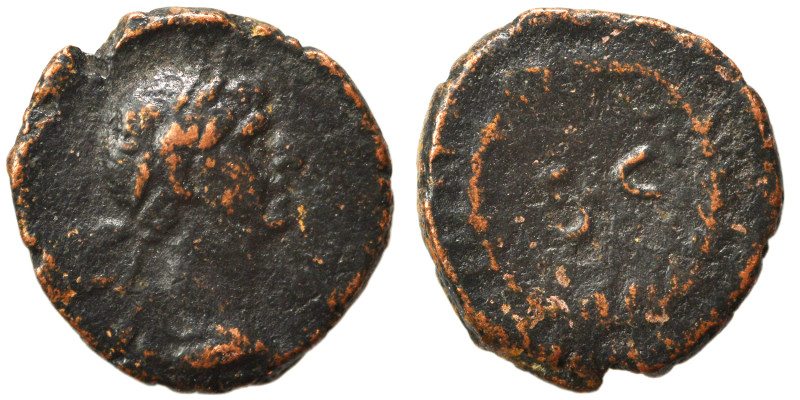 SYRIA, Seleucis and Pieria. Antioch. Trajan, 98-117. Half Quadrans (bronze, 1.04...