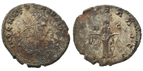 Quintillus, 270. Antoninianus (bronze, 3.41 g, 23 mm), Rome. IMP C M AVR CL QVINTILLVS AVG Radiate, draped and cuirassed bust of Quintillus to right. ...