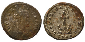 Claudius II Gothicus, 268-270. Antoninianus (silvered bronze, 3.48 g, 21 mm). Cyzicus. IMP CLAVDIVS P F AVG Radiate, draped, and cuirassed bust right;...