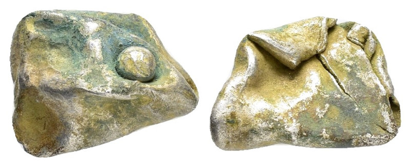 JUDAEA.(Circa 13th-5th century BC).Cut AR Hacksilver Dishekel.

Condition : Good...