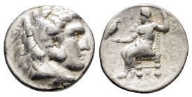 KINGS of MACEDON. Alexander III The Great.(336-323 BC). Babylon.Tetradrachm.

Obv : Head of Herakles right, wearing lion skin.

Rev : AΛEΞANΔPOY / ΒΑΣ...