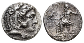 KINGS of MACEDON. Alexander III The Great. (336-323 BC). Babylon.Tetradrachm.Lifetime issue.

Obv : Head of Herakles right, wearing lion skin.

Rev : ...