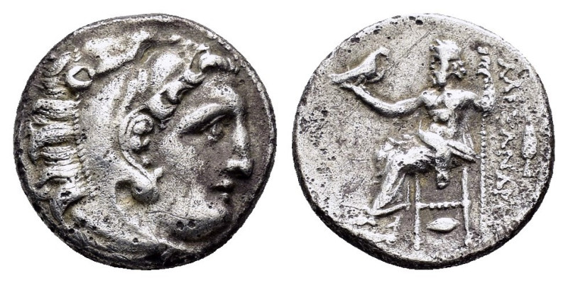 KINGS of MACEDON. Alexander III The Great.(336-323 BC).Kolophon.Drachm. 

Obv : ...
