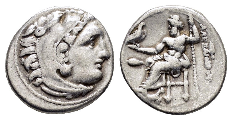 KINGS of MACEDON. Alexander III The Great.(336-323 BC).Kolophon.Drachm. 

Obv : ...