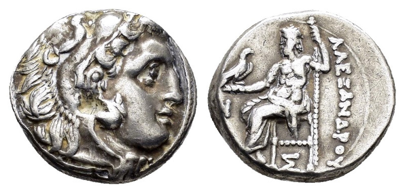KINGS of MACEDON. Alexander III The Great.(336-323 BC).Kolophon.Drachm. 

Obv: H...