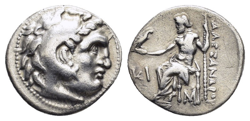KINGS of MACEDON. Alexander III The Great.(336-323 BC). Drachm. Lampsakos.

Obv ...
