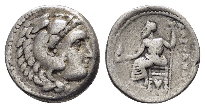 KINGS of MACEDON. Alexander III The Great.(336-323 BC). Drachm. Sardes. Lifetime...