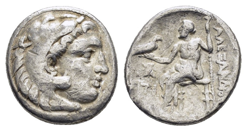 KINGS of MACEDON. Alexander III The Great. (336-323 BC). Drachm. Sardes.

Obv : ...