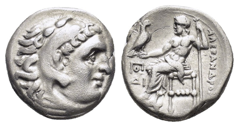 KINGS of MACEDON. Philip III Arrhidaios.(336-323 BC). Drachm. Teos.

Obv : Head ...