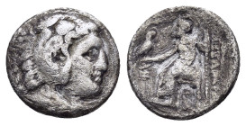 KINGS OF MACEDON. Alexander III 'the Great' (336-323 BC). Drachm. 

Condition : Good very fine.

Weight : 3.65 gr
Diameter : 16 mm