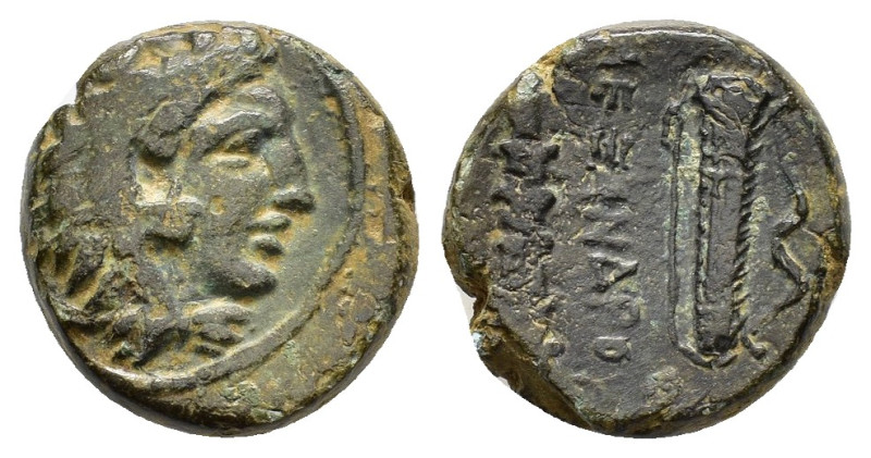 KINGS of MACEDON. Alexander III The Great.(336-323 BC). Ae. Uncertain mint in Ma...