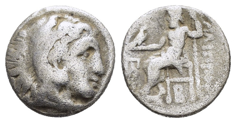 KINGS of MACEDON. Philip III Arrhidaios.(323-317 BC). Drachm. Kolophon.

Obv : H...