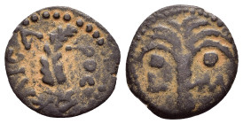 JUDAEA.Procurators. Marcus Ambibulus.(9-12 CE). Ae.

Condition : Nicely toned.Good very fine.

Weight : 1.38 gr
Diameter : 15 mm