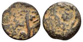 JUDAEA.Procurators. Pontius Pilate.(26-36 CE).Jerusalem.Ae.

Condition : Nicely toned.Good very fine.

Weight : 1.43 gr
Diameter : 14 mm