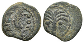 JUDAEA.Procurators. Marcus Ambibulus.(9-12 CE). Ae.

Condition : Good very fine.

Weight : 2.21 gr
Diameter : 14 mm