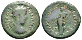 PONTOS. Amasea. Commodus (177-192). Ae. 

Obv : Μ ΑΥΡ ΚΟΜOΔO ΑΝΤΩΝ СЄ. Laureate and cuirassed bust right.

Rev : ΑΔΡ ΑΜΑСΙ ΜΗΤΡ ΝЄΩΚ ΠΡ Τ ΠOΝ / ЄΤ - P...