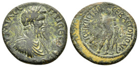 PONTOS. Sebastopolis-Heracleopolis. Septimius Severus (193-211). Ae. 

Obv : Laureate, draped, and cuirassed bust right.

Rev : Hercules standing faci...