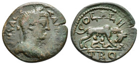 TROAS. Alexandria. Caracalla (198-217). Ae.

Condition : Good very fine.

Weight : 7.26 gr
Diameter : 26 mm