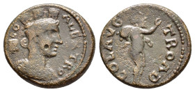 TROAS. Alexandria. Pseudo-autonomous. Time of Trebonianus Gallus (251-253). Ae.

Obv : CO ALEX TRO.
Turreted and draped bust of Tyche right; vexillum ...