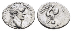 CAPPADOCIA.Caesarea.Nero.(54-68).Hemidrachm.

Obv : NERO CLAVD DIVI CLAVD F CAESAR AVG GERMANI.
Laureate head right.

Rev : Nike seated right on globe...