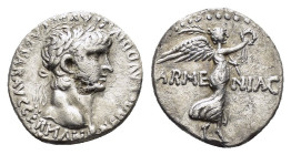 CAPPADOCIA. Caesarea. Nero (54-68). Hemidrachm.

Obv : NERO CLAVD DIVI CLAVD F CAESAR AVG GERMANI.
Laureate head right.

Rev : ARME - NIAC.
Nike advan...