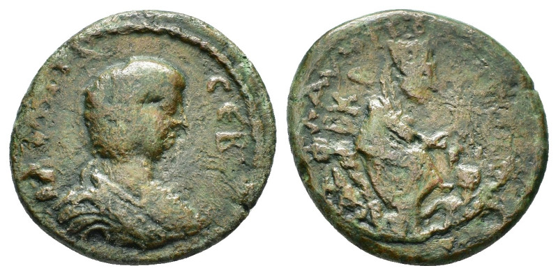 CILICIA.Flaviopolis.Julia Domna.(193-211).Ae.

Obv : ΔΩMNA CEB.
Draped bust righ...