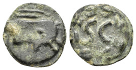 MESOPOTAMIA. Hatra. Pseudo-autonomous (2nd century). Ae.

Condition : Good very fine.

Weight : 8.18 gr
Diameter : 25 mm
