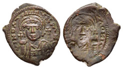 TIBERIUS II CONSTANTINE (578-582). Decanummium. Theoupolis (Antioch). 

Condition : Good very fine.

Weight : 3.13 gr
Diameter : 20 mm
