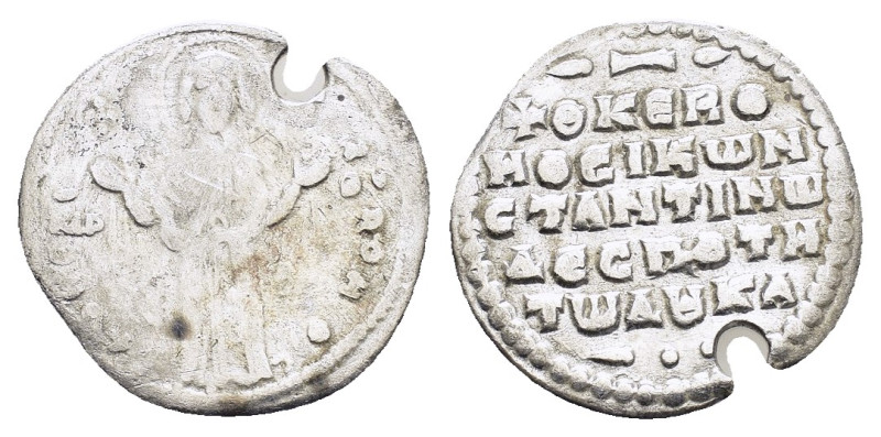 CONSTANTINE X DUCAS (1059-1067).Constantinople.2/3 Miliaresion. 

Obv : + ӨKЄ BO...