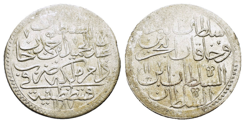 OTTOMAN EMPIRE.Abdülhamid I.(1774-1789). Constantinople(ISTANBUL).AH 1187/11.60 ...