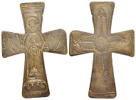 BYZANTINE EMPIRE.Bronze Cross.(8th-10th century).Ae.

Condition : Good very fine.

Weight : 44.51 gr
Diameter : 101 mm
