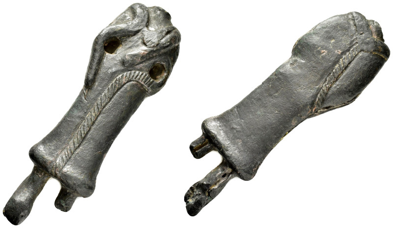 ANCIENT ROMAN BRONZE MAN STATUETTE.(1st - 2nd Century).Ae.

Condition : Good ver...