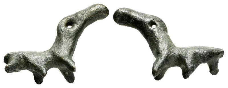 ANCIENT ROMAN BRONZE DEER STATUETTE.(1st - 2nd Century).Ae.

Condition : Good ve...