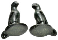 ANCIENT ROMAN BRONZE EAGLE STATUETTE.(1st-2nd century).Ae.

Condition : Good very fine.

Weight : 26.51 gr
Diameter : 35 mm