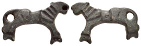 ANCIENT ROMAN BRONZE LION FIGURINE.(1st - 2nd Century).Ae.

Condition : Good very fine.

Weight : 10.30 gr
Diameter : 37 mm