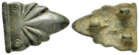 ANCIENT BYZANTINE BRONZE MILITARY BUCKLE.(8st-9th century).Ae.

Condition : Good very fine.

Weight : 18.17 gr
Diameter : 39 mm
