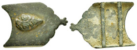 ANCIENT BYZANTINE BRONZE MILITARY BUCKLE.(8st-9th century).Ae.

Condition : Good very fine.

Weight : 13.65 gr
Diameter : 48 mm