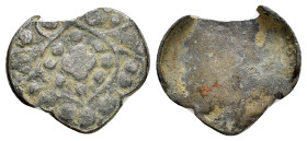 ANCIENT BYZANTINE BRONZE BELT BUCKLE. (8th – 11th century AD).Ae.

Condition : Good very fine.

Weight : 6.85 gr
Diameter : 29 mm