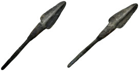 ANCIENT ROMAN BRONZE SPEAR HEAD.(Circa 2th Century).Ae.

Condition : Good very fine.

Weight : 18.26 gr
Diameter : 131 mm