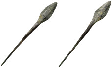 ANCIENT ROMAN BRONZE SPEAR HEAD.(Circa 2th Century).Ae.

Condition : Good very fine.

Weight : 9.78 gr
Diameter : 120 mm