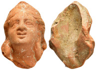 ROMAN HEAD of CYBELE (?).(1st-3rd century).Terracotta.

Condition : Good very fine.

Weight : 18.81 gr
Diameter : 53 mm