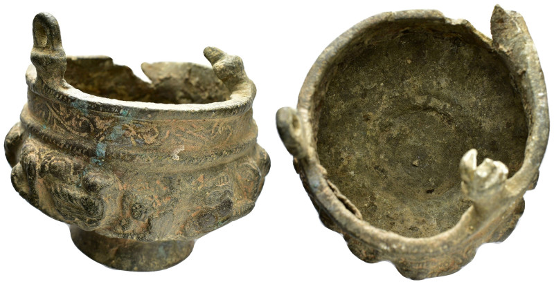 ANCIENT ROMAN BRONZE BOWL.(1st-2nd).Ae.

Condition : Good very fine.

Weight : 3...