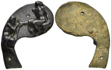 GREEK BRONZE PENDANT.(3th-1th century BC).Ae.

Condition : Good very fine.

Weight : 263.59 gr
Diameter : 87 mm