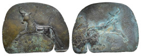 GREEK BRONZE PENDANT.(3th-1th century BC).Ae.

Condition : Good very fine.

Weight : 8.18 gr
Diameter : 46 mm