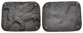 GREEK BRONZE PENDANT.(3th-1th century BC).Ae.

Condition : Good very fine.

Weight : 16.45 gr
Diameter : 48 mm
