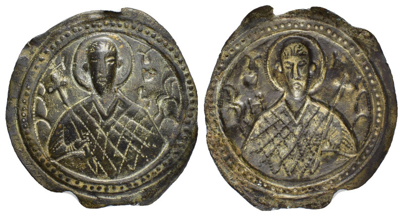 BYZANTINE BRONZE PENDANT.(8th-10th century).Ae.

Condition : Good very fine.

We...